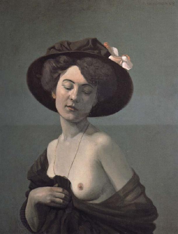 Felix Vallotton Woman in a Black Hat oil painting picture